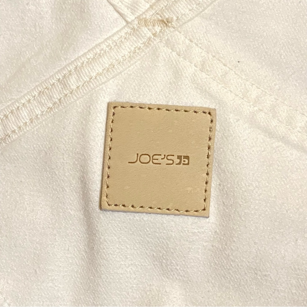 JOE’S Nicky off white shorts stretchy jean overalls - Picture 9 of 14